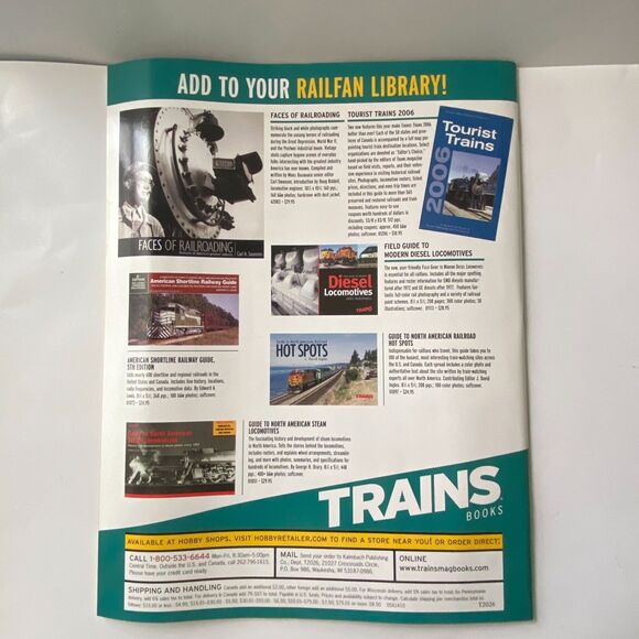 Trains March 2006 Twin Legends of Southwest Freight Cars Tonnage by State Map - Picture 9 of 10